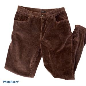 super cute brown corduroy pants